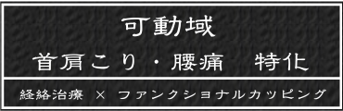肩こり・腰痛特化